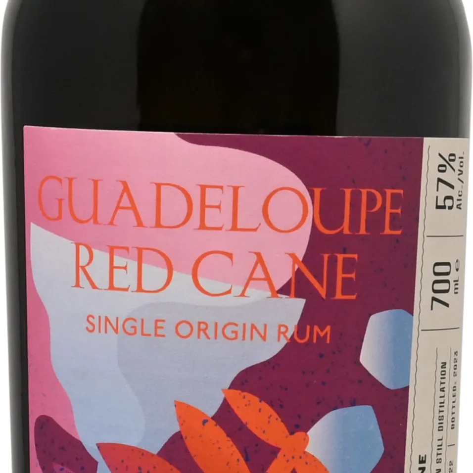 Logo 1423 S.B.S Origin Selection sur l’étiquette du Guadeloupe Red Cane