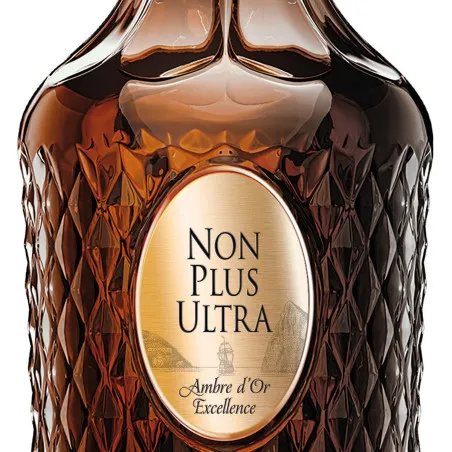 étiquette Non Plus Ultra Ambre Or Excellence gros plan