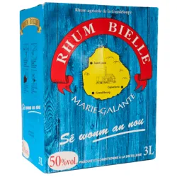 Cubi de rhum blanc Bielle 50% 3 litres