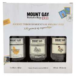 coffret Rhum Mount Gay pack découverte 3 x20 cl