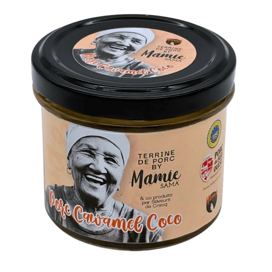 Terrine de porc Mamie Sama - Caramel Coco 90 g