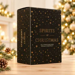 Calendrier de l'Avent Rhum Spirits of Christmas 2026 fond blanc