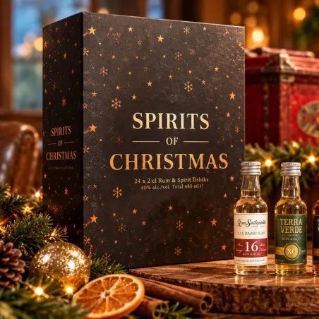 Calendrier de l'Avent Rhum Spirits of Christmas 2026 avec fioles